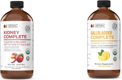 [BRSROHQTO57GOYIY] Complete Natural Products Kidney Complete 8oz & Gallbladder Complete 8oz Bundle