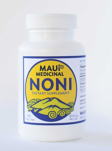 [BRSWIFLQAUNRCHDG] Kona Noni 90 Vcaps 400mg per Capsule Organic Whole Fruit