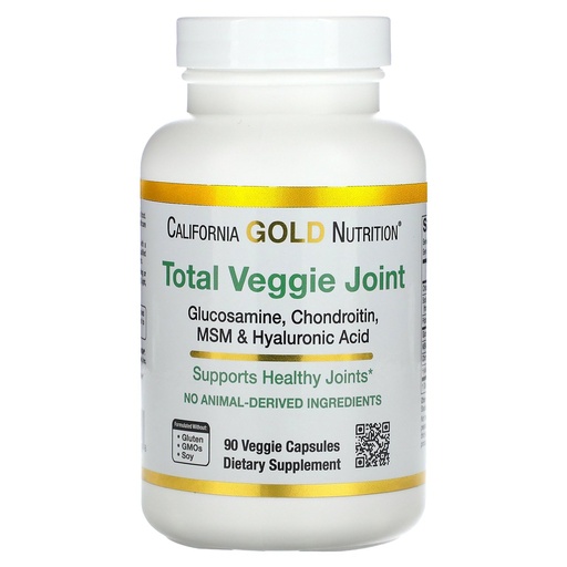 [BRSWGEA6DN4AEFY6] California Gold Nutrition Vegetarian Glucosamine, Chondroitin, Hyaluronic Acid, MSM, Total Veggie Joint & Bone Support Formula, Non GMO, No Soy, Gluten Free, 90 Veggie Capsules