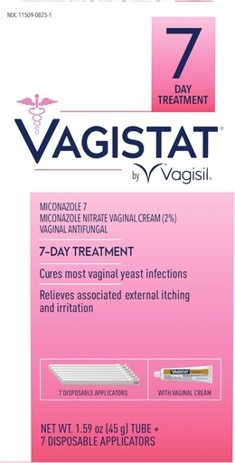 [BRSWYFIQCAIWA33U] Vagisil Vagistat 7 Day Yeast Infection Treatment for Women, Helps Relieve External Itching and Irritation, Contains 2% External Miconazole Nitrate Cream & 7 Disposable Applicators (Pack of 1)