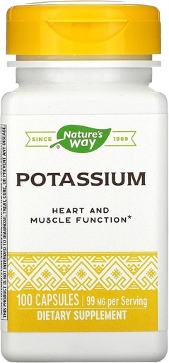 [BRSWIZ34PMFRE2LK] Nature's Way Potassium Complex, 100 Caps