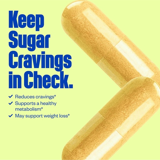 [BRSROAARB4FAMG3V] Sugarless Stop Sugar Cravings Supplement, Natural Curb Appetite and Sugar Suppressant Formula Support w/Chromium Picolinate + Berberine Supplement, Non-GMO Hunger Suppressant for Women & Men (60 ct)
