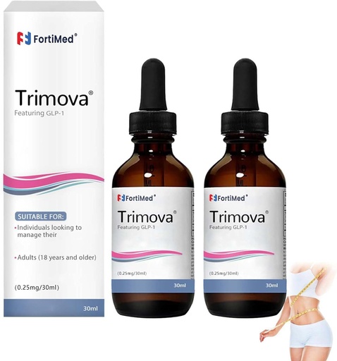 [BRSRAZI2OQIAMCQ3] BKX Trimova Drops, Vitamin Drops for Men & Women, Natural Vitamin for Men & Women (2Pcs)