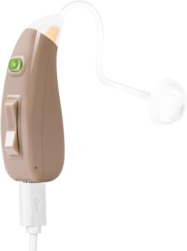 [BRSWGZQNCQDW2DQ4] Banglijian Hearing Aid Ziv-201A Rechargeable Digital Noise Cancelling Small Size (Fit to Either Ear)