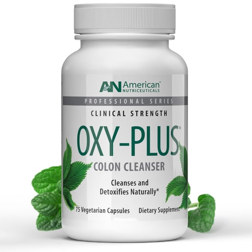 [BRSWIZD2CQMBS3LO] American Nutriceuticals - Oxy-Plus - Sənaye üçün Colon Cleanse Detox - Qadınlar, Kişilər, Yetişkinler - Fast Acting , No Gas / Bloating - 75 Capsules (3-4 Week Supply)