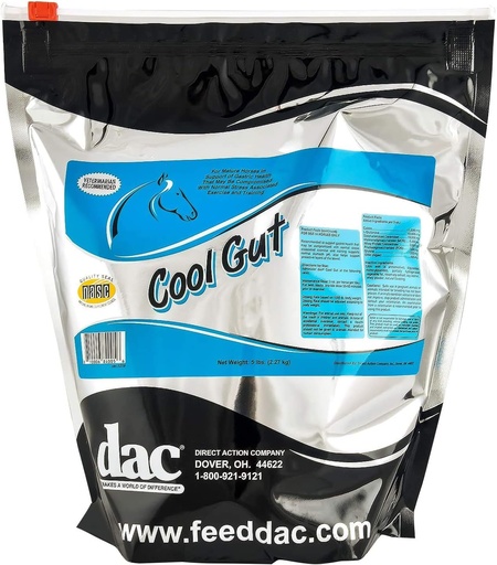 [BRSWGZQBA4ORYADP] DAC Cool Gut, Ulcer Treatment for Horses, 5 lb