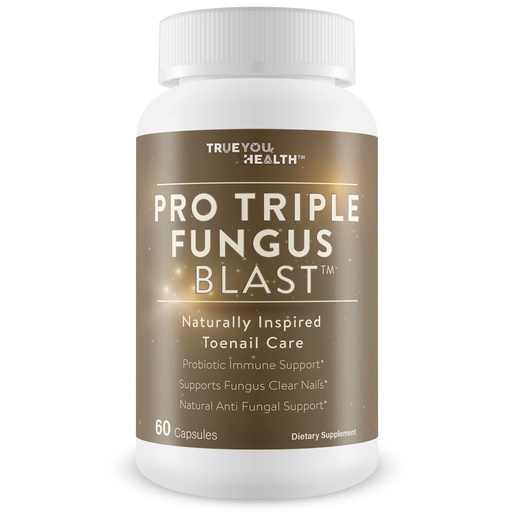 [BRSRMZANA55GG3TO] Pro Triple Fungus Blast - Probiotic Fungus Fighter - Health Support To Aid Natural Inhibition Of Toe Nail & Foot Fungus - Help Clear Nails & Feet & Keep Them Clear With Regular Health Support