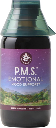 [BRSRMGIEC4FGEFDG] WishGarden Herbs PMS Emotional for Women - Herbal PMS Support Supplement for Women with Vitex Berry & Blue Vervain, PMS Mood Swing Relief & PMDD Relief Supplement, Emotional Support During PMS, 4oz