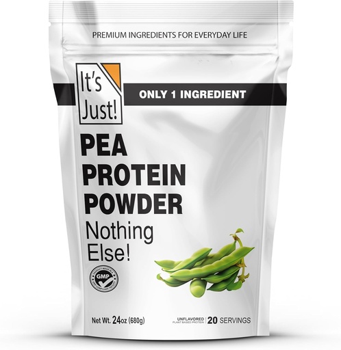 [BRSROCD6CUMAOAA2] E' solo! - 100% Pea Protein, Vegan Plant Based, Cresciuto in Canada, Qualità Premium, Texture liscia, Non OGM, Senza glutine, Keto Friendly (1,5 Pound, non aromatizzato)