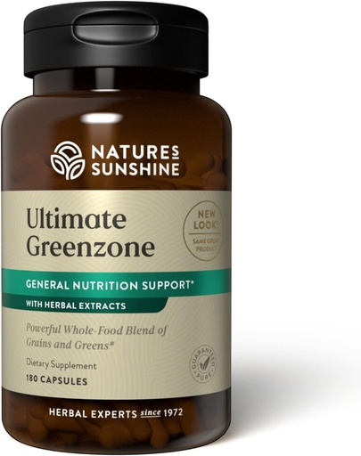 [BRSWIYYDBAFB2236] Nature's Sunshine Ultimate Greenzone, 180 kapselia 