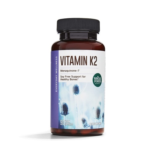 [BRSWGZQCBMJRYAI3] Whole Foods Market, Vitamin K2, 90 Count