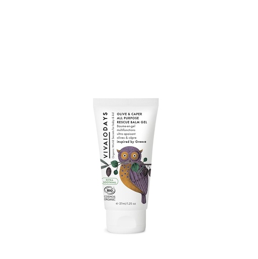 [BRSROATRBFYQY2TX] VIVAIODAYS Olive & Caper All Purpose EXTRA Soothing Rescue Balm Gel for Dry, Irritated & Sensitive Baby & Adult Skin. A Little Goes a Long Way. 1.25 oz. | 37 ml.