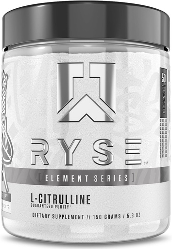 [BRSRMEATOJ5WK236] RYSE Element Series L-Citrulline Powder | Boost Nitric Oxide & Increase Vasodilation | for Pumps, Endurance, & Performance | 50 Servings