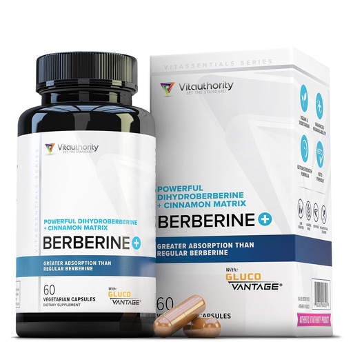 [BRSWYGD3CF5BQDL4] Berberine Supplement Ceylon Cinnamon Supplements Capsules | High Absorption Dihydroberberine, Cinnamon for Balance and Support | Vegan & Gluten Free Powerful AMPk Activator & Antioxidant | 30 Servings