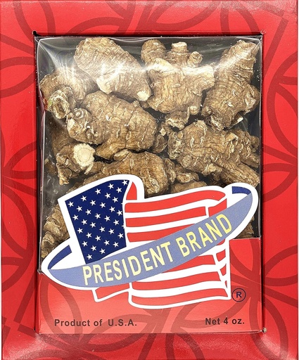 [BRSWYEATCQMQIEQU] American Ginseng SKU 0138PB-L4 /Wisconsin Ginseng Root |Culticate Ginseng Root|总统牌美国花旗参|總統牌美國花旗參|Nhân Sâm Mỹ|미국인삼|Large Pearl|4oz Box, 大圆泡
