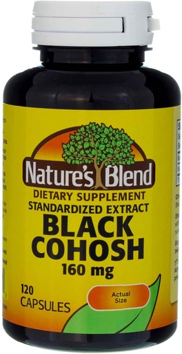 [BRSWIZ33OBYAEYLO] Nature's Blend Black Cohosh CP 160MG 120, 079854012132