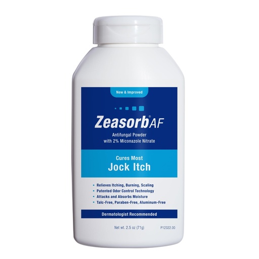 [BRSW2ZYFOV6WGHQU] Zeasorb AF Jock Itch Powder, Super Absorbent, Scaling, and Burning Relief, 2.5 Oz