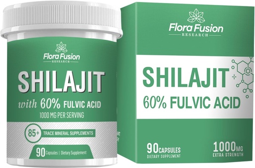 [BRSRAFQDCQNRA3I7] SHILAJIT Capsules 1000mg – Himalayan Shilajit with Fulvic Acid - Shilajit Supplement with Herbal Extracts - Shilajit Supplement Capsules- Shilajit for Men & Women – 90 Capsules