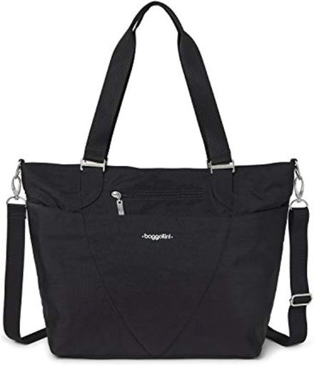 [BRSWIHY3BF6B23AZ] Baggallini Avenue Tote - 12x18 Laptop Tote Bag for Women - Lightweight Work Travel Carry On Bag