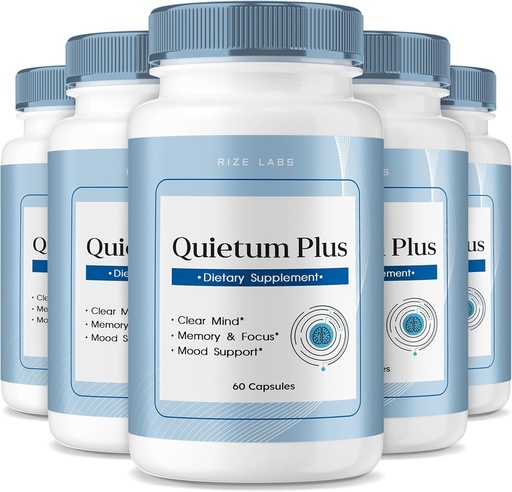 [BRSROZQ3O4MQKFDH] rize labs - Quietum Plus Tinnitus Relief Capsules Supplement, Advanced Formula Reduce Ear Ringing, Pills to Support Hearing Function (300 Capsules)