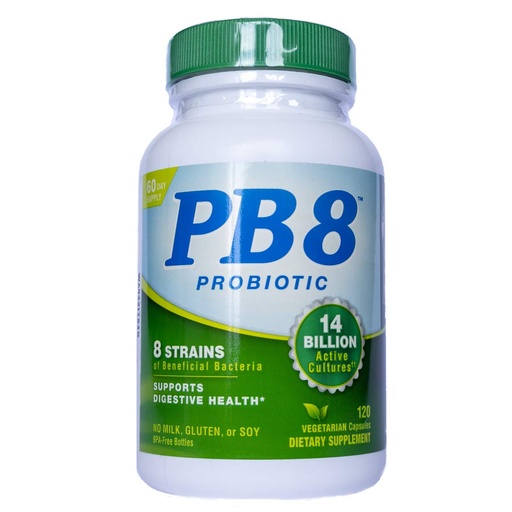 [BRSWIZYZOMDQ2H3E] Nutrition Now Pb8 Acidophilus Veg, Capsule, 120 ct