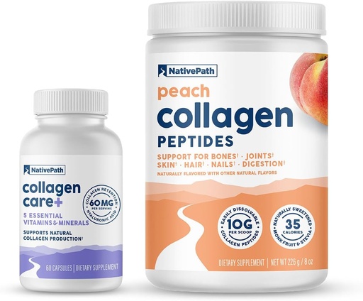 [BRSROCA2BABREDLF] NativePath Collagen Duos - Peach Collagen, Collagen Care+
