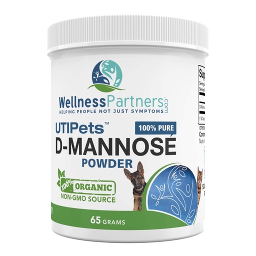 [BRSWIGQYBQCQADD6] UTI Pets Pure D-Mannose Non GMO Organically Sourced Powder 65gram jar