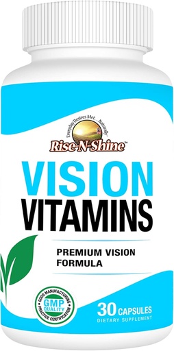 [BRSRMAI7BAGRE3LL] Vision Vitamins Formula with Lutein, Vitamin A, Taurine, Zinc, Turmeric Root and More to Support Vision 30 Count