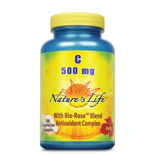 [BRSWIYT3OMABGC3O] Nature's Life Vitamin C, 500 mg Caps | 100 ct
