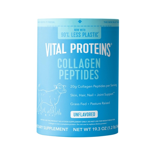 [BRSW2AY7OAIRGYLP] Vital Proteins Collagen Peptides Powder - Grass Fed Collagen Peptides for Hair, Nail, Skin, Bone & Joint Health, Unflavored, 27 Servings