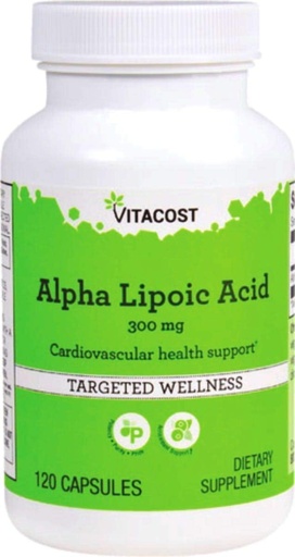 [BRSWIZT7OUDBQDDI] Vitacost Alpha Lipoic Acid - 300 mg - 120 Capsules