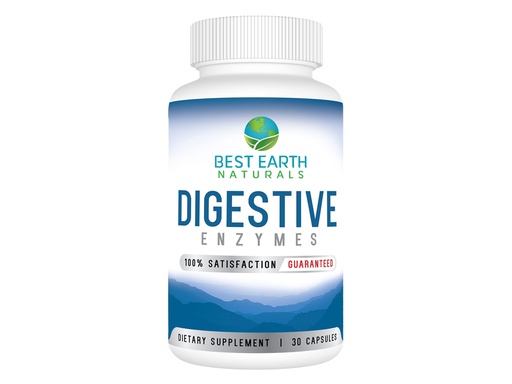 [BRSWGATQOBYAIFD5] Best Earth Naturals Digestive Enzymes Maximum Strength Formula to Help Promote Healthy Digestion 30 Vegetable Capsules