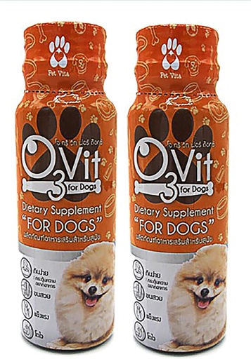 [BRSWGC34DEPRMDTZ] X2 Pcs(100ml) Dog Multivitamin Daily Essential Dog Food Vitamins & Minerals Omega3, Helps Support Healthy, More Fat, Digestion, Skin, Coat, Allergy Immune Supplement Nourished Blood & Eye