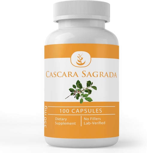 [BRSWYZY3CEFR6YDF] Pure Original Ingredients Cascara Sagrada Extract (100 Capsules) Always Pure, No Fillers