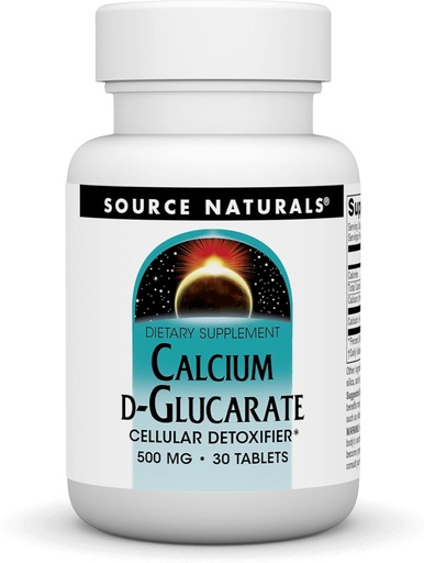 [BRSWIYTYOUEBSG3Y] แหล่งที่มาของธรรมชาติ Calcium D-glucate 500 mg Cellular Detoxifier - tables 60