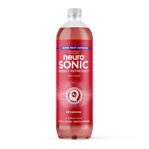 [BRSWIGYIOJ5BCDYV] Neuro Sonic Energy Refreshed Super Fruit Infusion, 16.9 fl oz