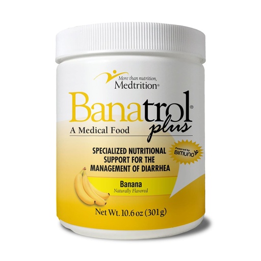 [BRSWGHT2OYPWY3TV] Medtrition Banatrol® Natural Anti-Diarrheal with Prebiotics, Relief from Chronic Diarrhea, IBS, Recurring Diarrhea, Clinically Supported Medical Food, Non-Constipating, 28 Servings (Banana)