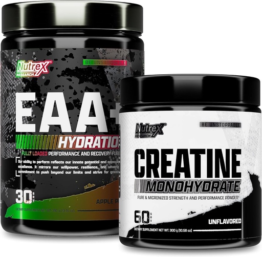 [BRSROZL4AAPREFLX] Nutrex Research EAA Hydration Apple Pear Aminos & Creatine Monohydrate Powder