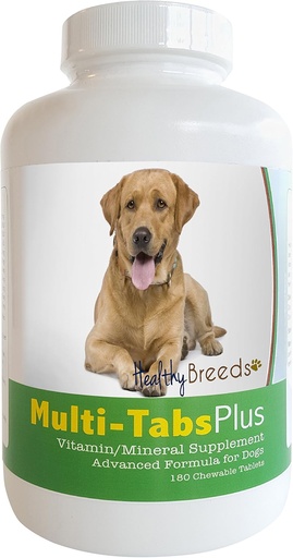 [BRSWKHDRCEDQI33C] Healthy Breeds Labrador Retriever Multi-Tabs Plus Chewable Tablets 180 Count