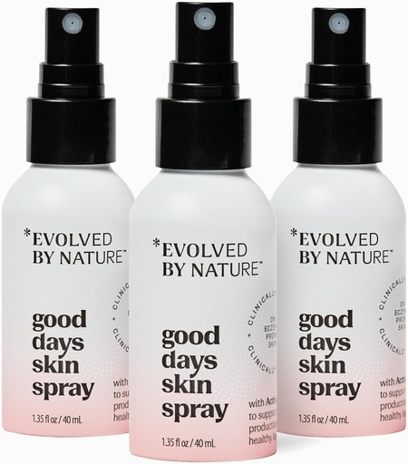 [BRSROHQLBUMQGGTD] Evolveret af Nature Body Spray & Ansigtet Mist for Eksem-prone hud, Good Days Skin Spray, 3 Pack, Clinically Proven Body & Ansigtsspray, Hjælper med at reducere irritation og rødme af tør & sensitiv hud