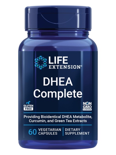 [BRSWGCYKDIIAIYDL] Life Extension DHEA and 7-Keto DHEA Complete Vegetarian Capsules to Maximize Support of a Healthy Body Weight & Mood, Lean Muscle Mass, Libido & More, Non-GMO, Gluten-Free, 60 Count