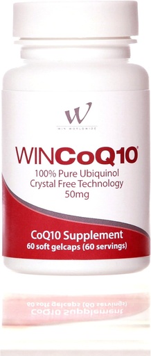 [BRSWIYLQAB5G2FDO] Win CoQ10 Чистий Ubiquinol 50 Мг, 60 Сервінги
