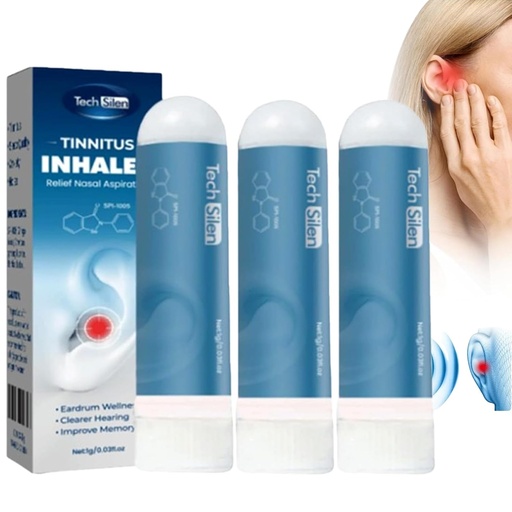 [BRSRAZT6OYCRE2Q3] Techsilen for Tinnitus, Techsilen Tinnitus Inhaler, Tinnitus Inhaler, Tinnitus Relief for Ringing Ears, Echoease Tinnitus Inhaler (3 pcs)