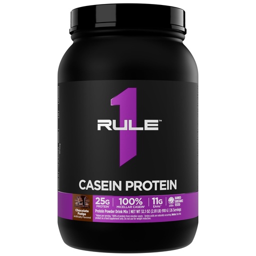 [BRSROGIQOR6AKE36] Rule 1 Proteins Casein Protein - 25g Protein and 11g EAAs Per Serving from Slow-Release Micellar Casein for Overnight Recovery and Sustained Delivery Between Meals (2 Pounds, Chocolate Fudge)