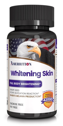 [BRSROGL4AFYRGCL5] Skin Whitening Supplement Infused with Grape Seed Extract, Glutathione, Vitamin B3, and Vitamin C - 60 Tablet