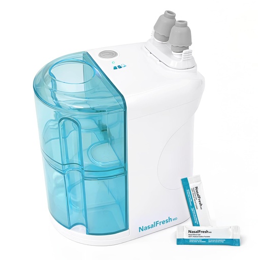 [BRSRAZABDMCROE3K] NASALFRESH MD Dual Powered Nasal Irrigation System, Sinus Rinse and Wash