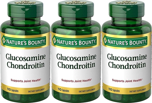 [BRSWKZD6BEIB6EDY] Nature's Bounty Glucosamine Chondroitin Complex, 110 Count (Pack of 3)