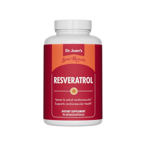 [BRSRMEARAQNBED3D] Santo Remedio Trans-Resveratrol 200 mg Supplement, Cardiovascular & Antioxidant Support*, Plant-Based & Vegan, Gluten Free, No Artificial Colors, 90 Vegetarian Capsules, Wellness Gift for Adults