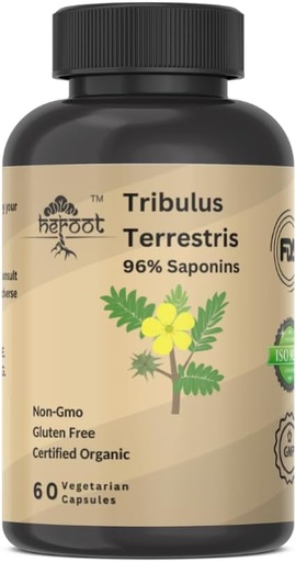 [BRSROHA6OYMA4HLF] Tribulus Terrestris Supplement for Men & Women Supplement Booster for Energy, Vitality, Stamina & Performance (Pack of 60 Capsule)