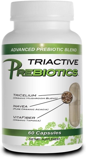[BRSRMCYPOUCWYFI4] Prebiotic капсули за жени и мъже . . Органични Prebiotics Допълнение с Acacia Fiber, VitaFiber, Tricelium Mushroom Blend . . . Prebiotic Fiber Appendment for Gut Health, Digestion & Microbiome Support